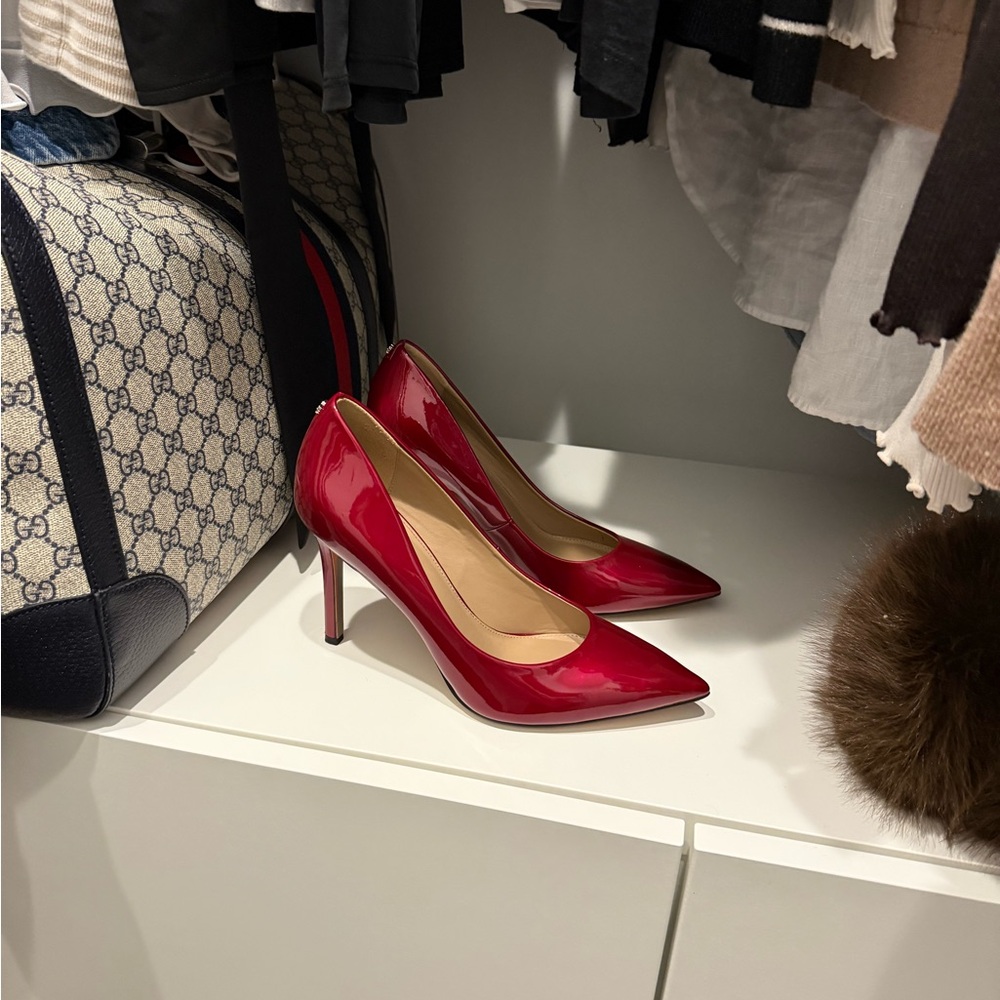 Sam Edelman Glossy Red Heels